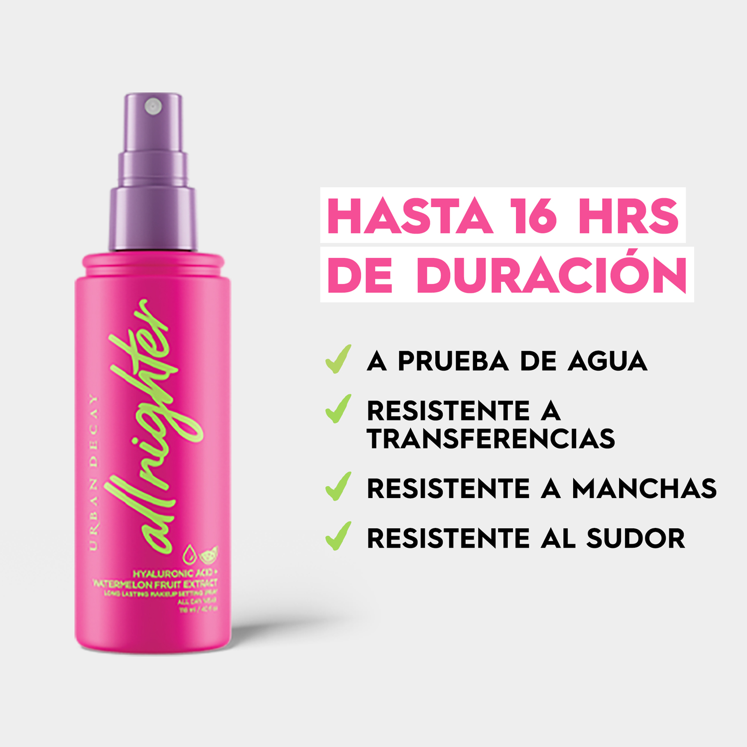 ALL NIGHTER SETTING (SPRAY FIJADOR CON ÁCIDO HIALURÓNICO)